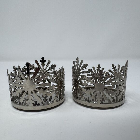 Bath & Body Works 1.3oz Candle Holders Lot of 5 Turkey Snowflake Pumpkin Holiday - Picture 2 of 13